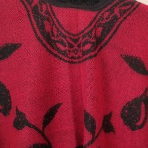 Cape Reversible Red & Black